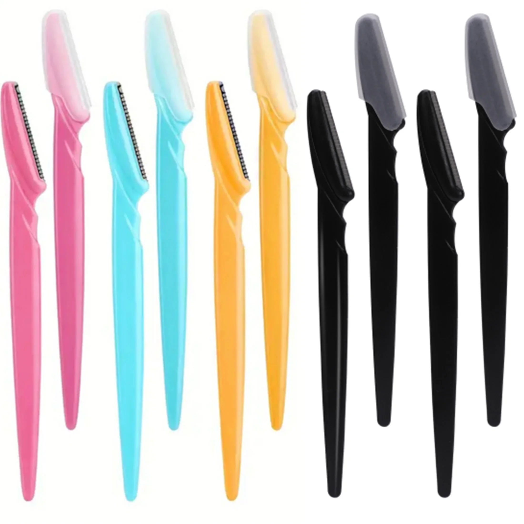Wholesale 5/10/30/40pcs  Razor for Trimmer and Women Eyebrow and Men Shaver with Hair Razor and Face  Protective Cover,Safe rap