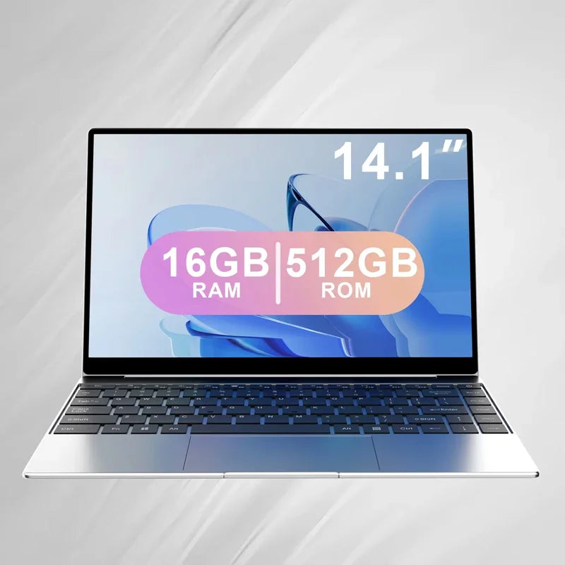 Windows 11 Pro New Ultra Slim 14.1 Laptop Intel N3700 16GB RAM 2TB SSD 1920*1080 Display Gaming Office Study PC