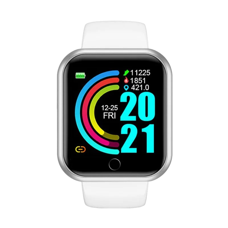 Sports Smartwatch For Men Women Watches Fitness Heart Rate Monitor Electronic Smart Watch Calory Music Player Y68 Bracelet Kids