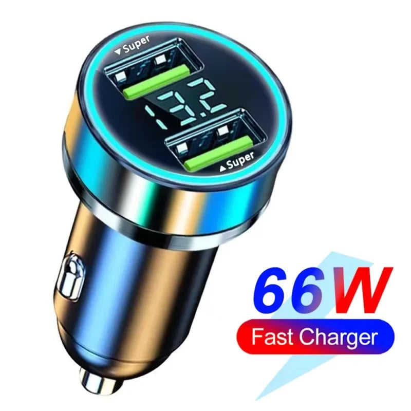 2025 200W mini car charger fast charging for iPhone QC3.0 mini PD USB Type C car mobile phone charger for Xiaomi Samsung Huawei
