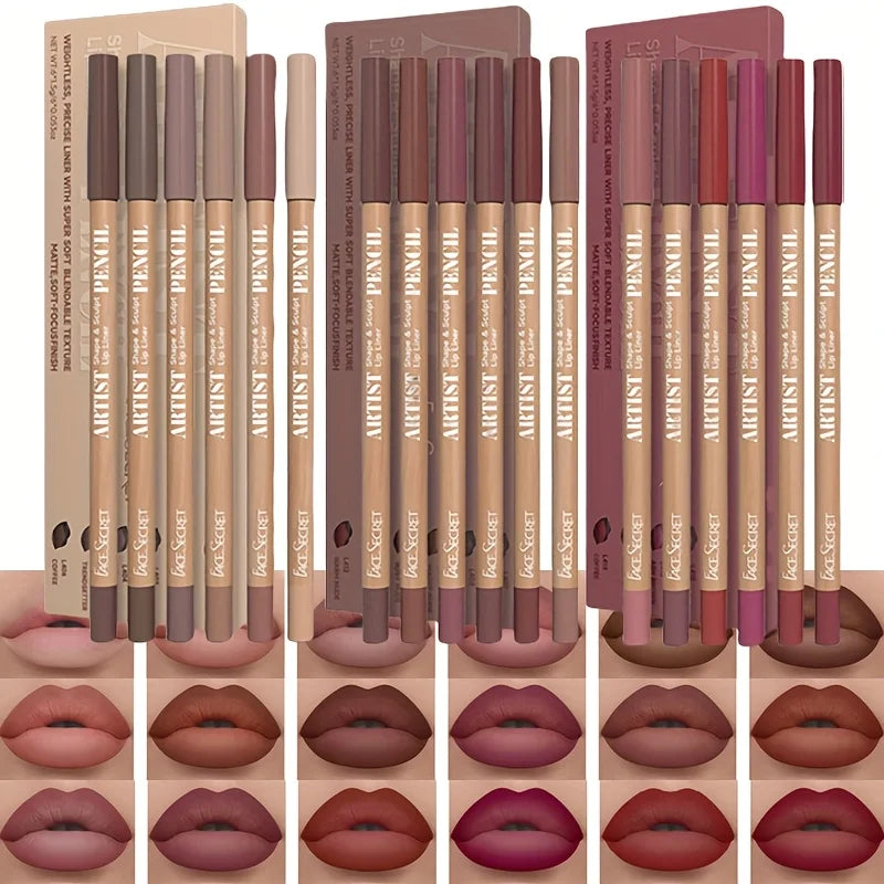 Velvet Matte Lip Pencil Set