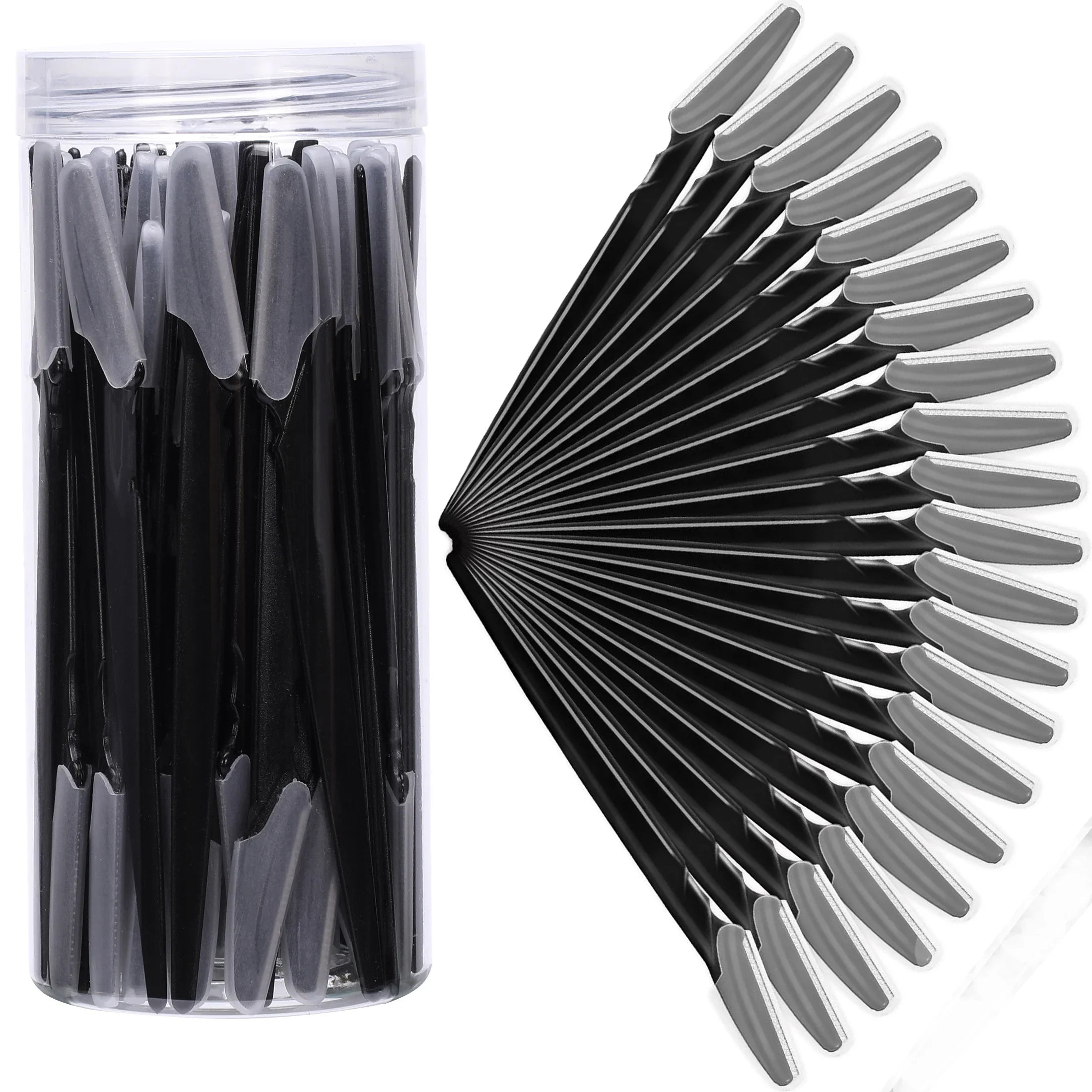 Wholesale 5/10/30/40pcs  Razor for Trimmer and Women Eyebrow and Men Shaver with Hair Razor and Face  Protective Cover,Safe rap