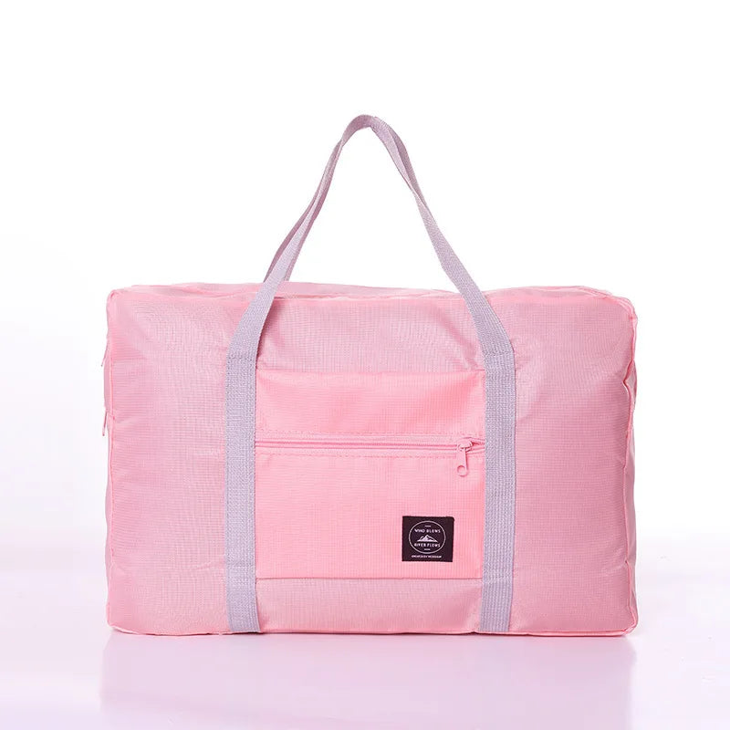 Foldable Travel Duffel Bag for Airlines Carry on Bag for Women and Girls Lightweight Large Capacity Sports Weekend Trip Overnigh