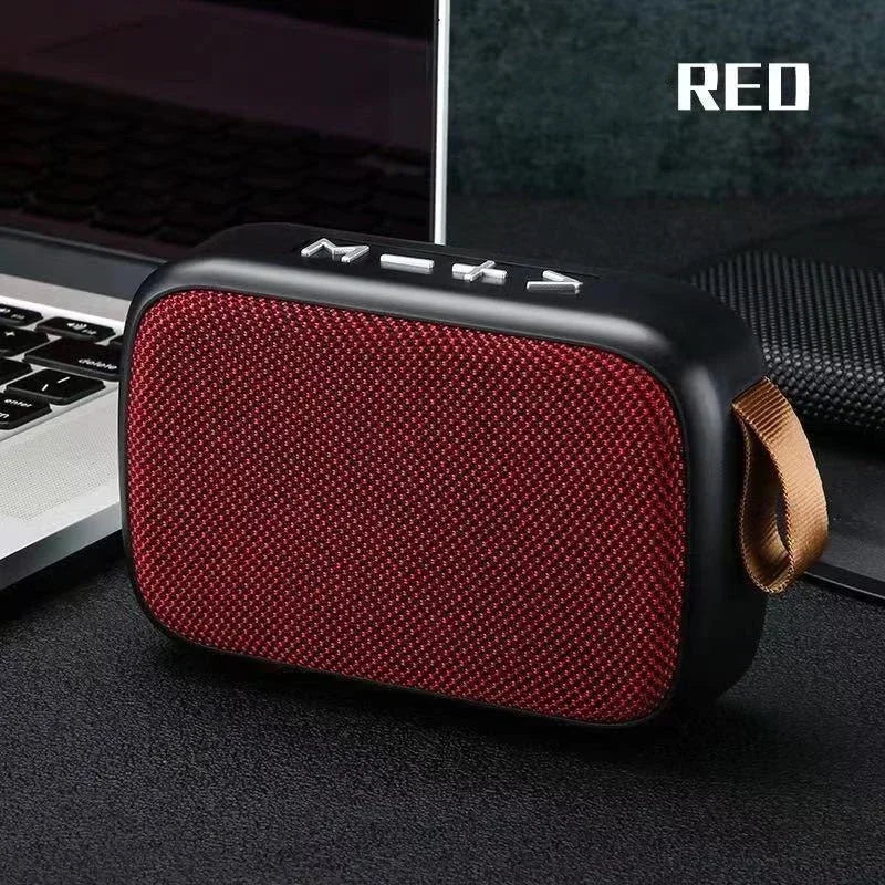 Mini Fabric Speaker Portable Wireless Soundbar Bluetooth 5.0 Outdoor Indoor Sport HIFI Loudspeaker J Support TF Card FM L Radio