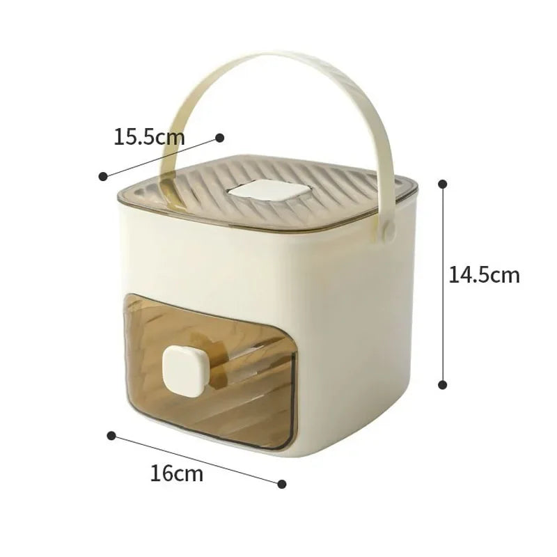 48 Grid Ice Cube Mold Reusable Refrigerator Ice Maker One-touch Easy Release Homemade Ice Cube Tray Mold Home Ice Making Tool
